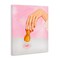 Stupell Industries Pink Bow Fashion Stamper Canvas, design by Ziwei Li